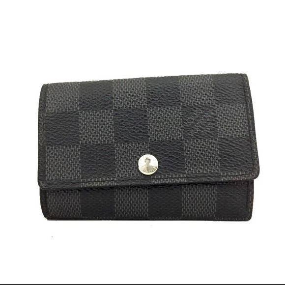 LOUIS vuitton 6 key holder damier graphite - Picture 1 of 16